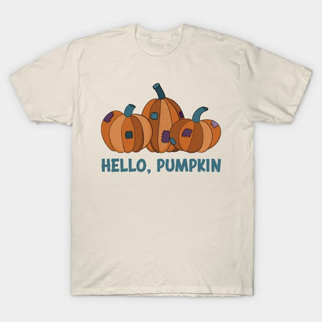 Hello, Pumpkin T-Shirt by Alissa Carin